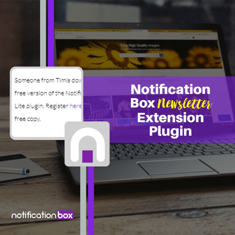Extension Notification Box Newsletter Notification Box
