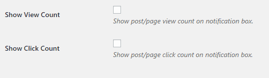 NOTIFICATION BOX VERSION 1.6 RELEASED 3 Notification Box - Social Proof WordPress plugin Show and log number of view click count